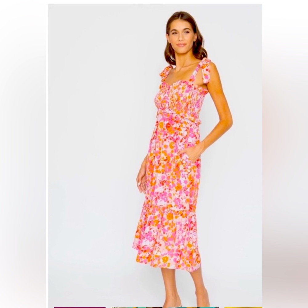 CABALLERO THANDI MAXI DRESS in Pixel Party Print - size Medium
